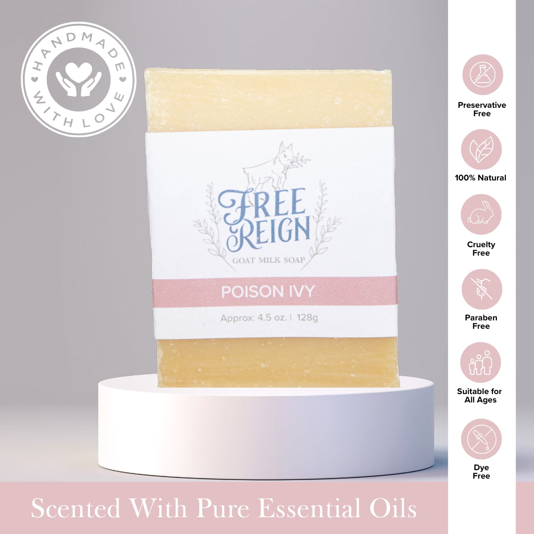 Poison Ivy - Jewelweed, Pine Tar & Tea Tree | Bar Soap – Free