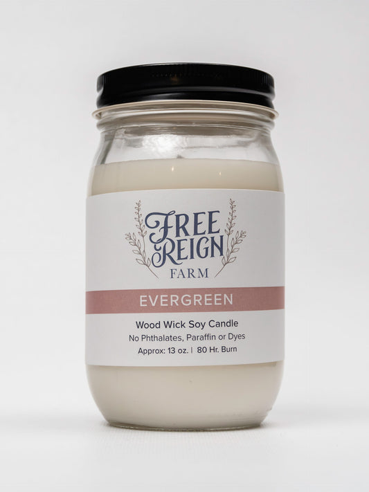 Evergreen Wood Wick Candle