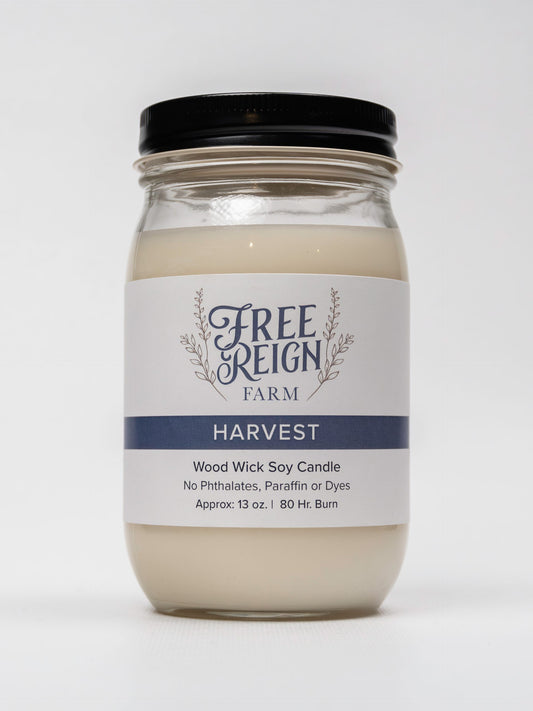 Harvest Wood Wick Candle
