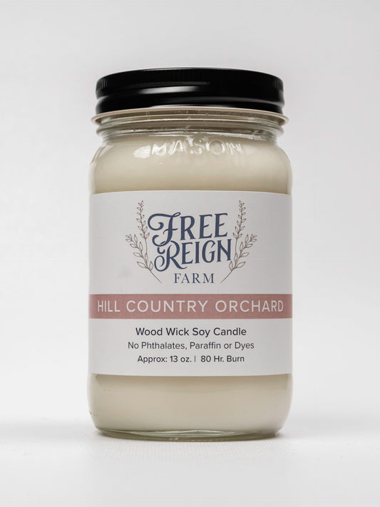 Hill Country Orchard Wood Wick Candle