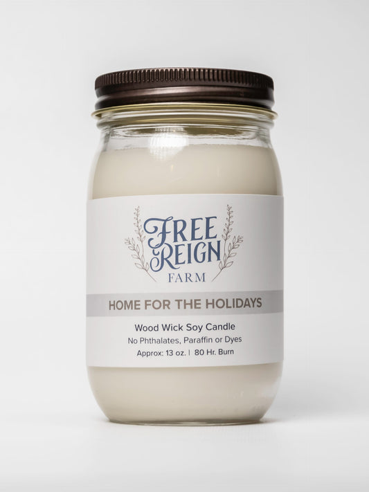Home for the Holidays Wood Wick Candle