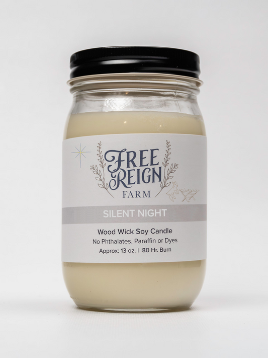 Silent Night Wood Wick Candle