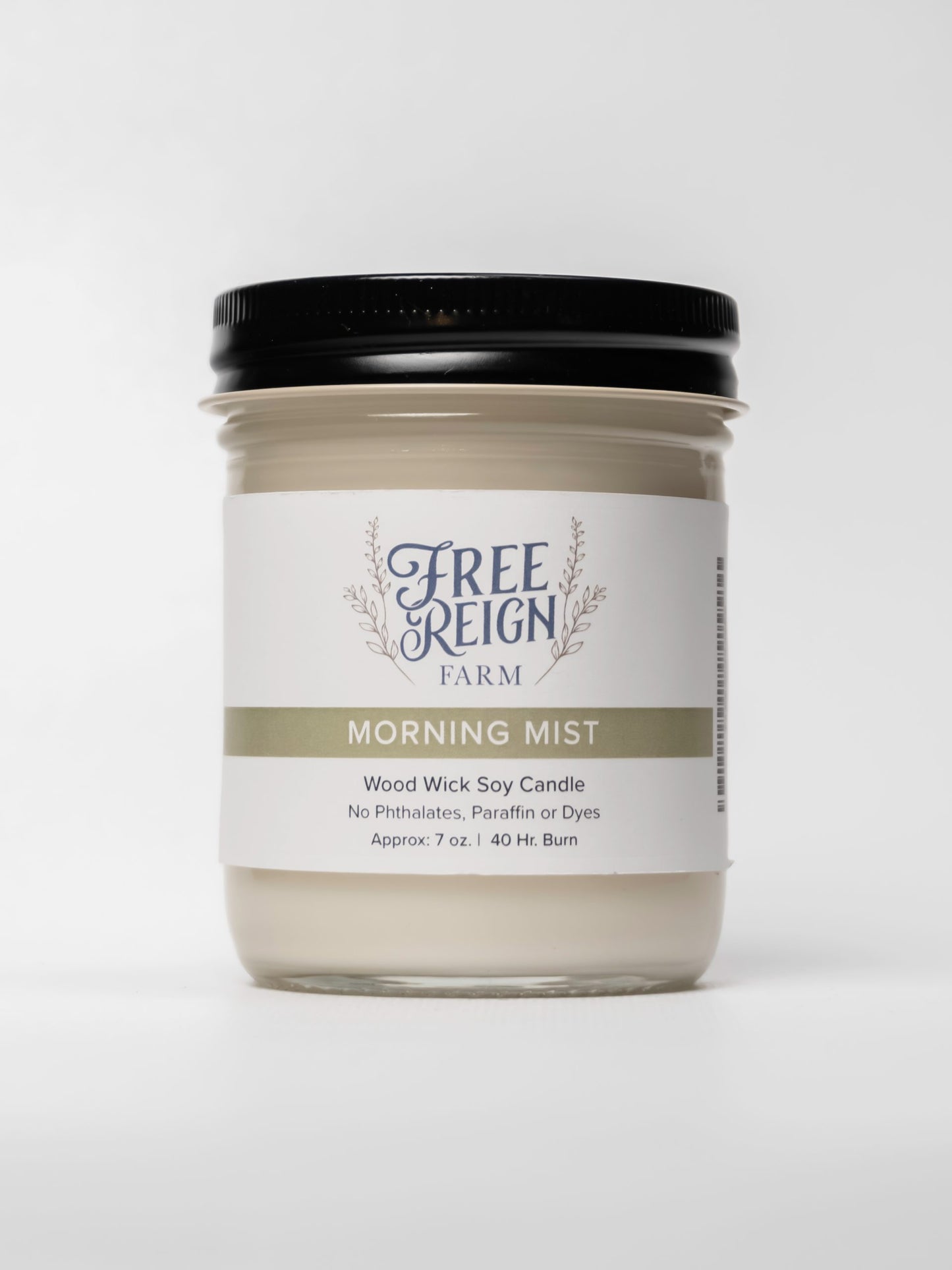 Morning Mist - Fresh, Soft, Refreshing, Invigorating, Eucalyptus Tea | Wood Wick Candle