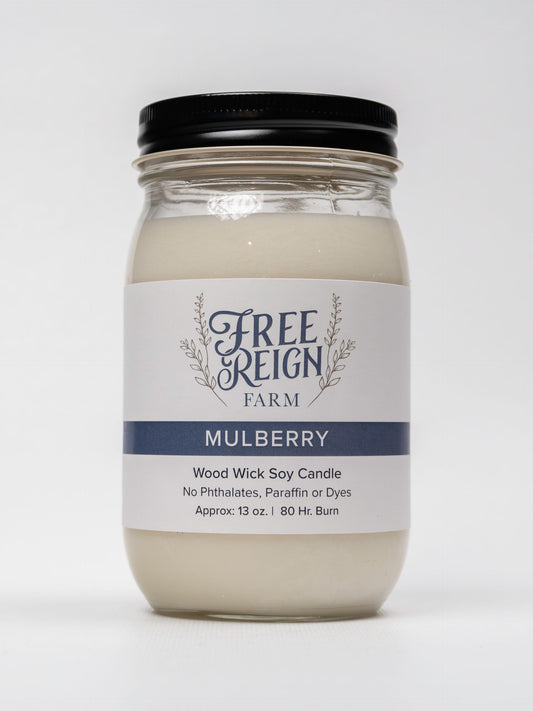 Mulberry Wood Wick Candle