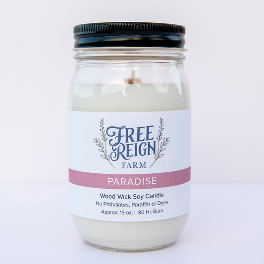 Paradise Wood Wick Candle