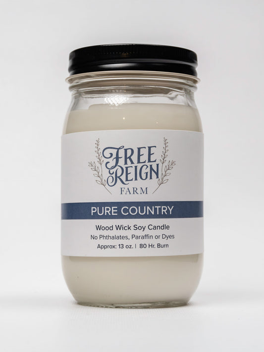 Pure Country Wood Wick Candle