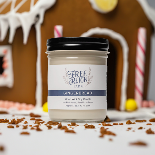 Gingerbread Wood Wick Candle