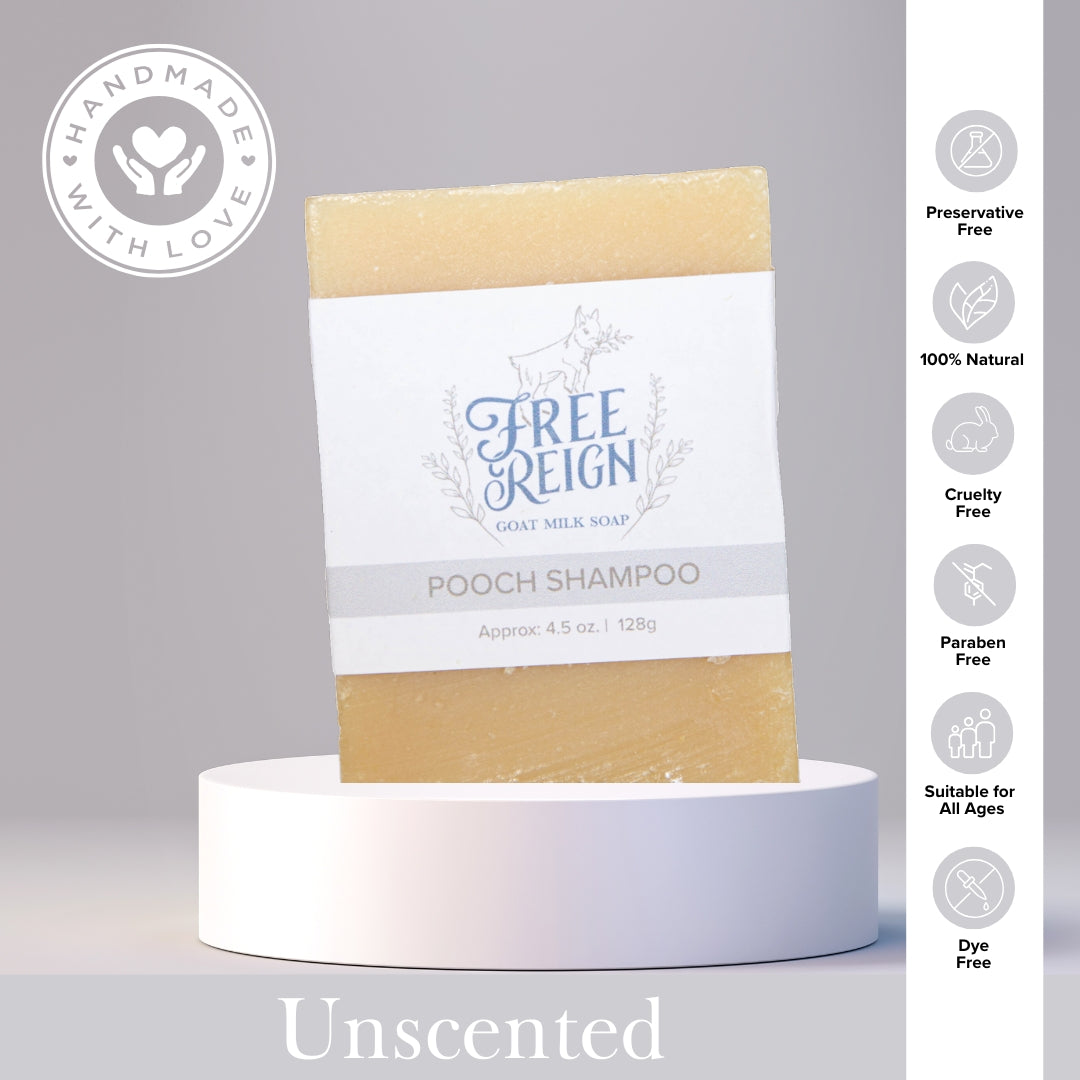 Pooch Shampoo - Unscented Shampoo for Dogs | Bar Soap