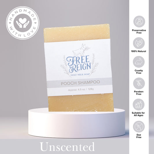 Pooch Shampoo - Unscented Shampoo for Dogs | Bar Soap