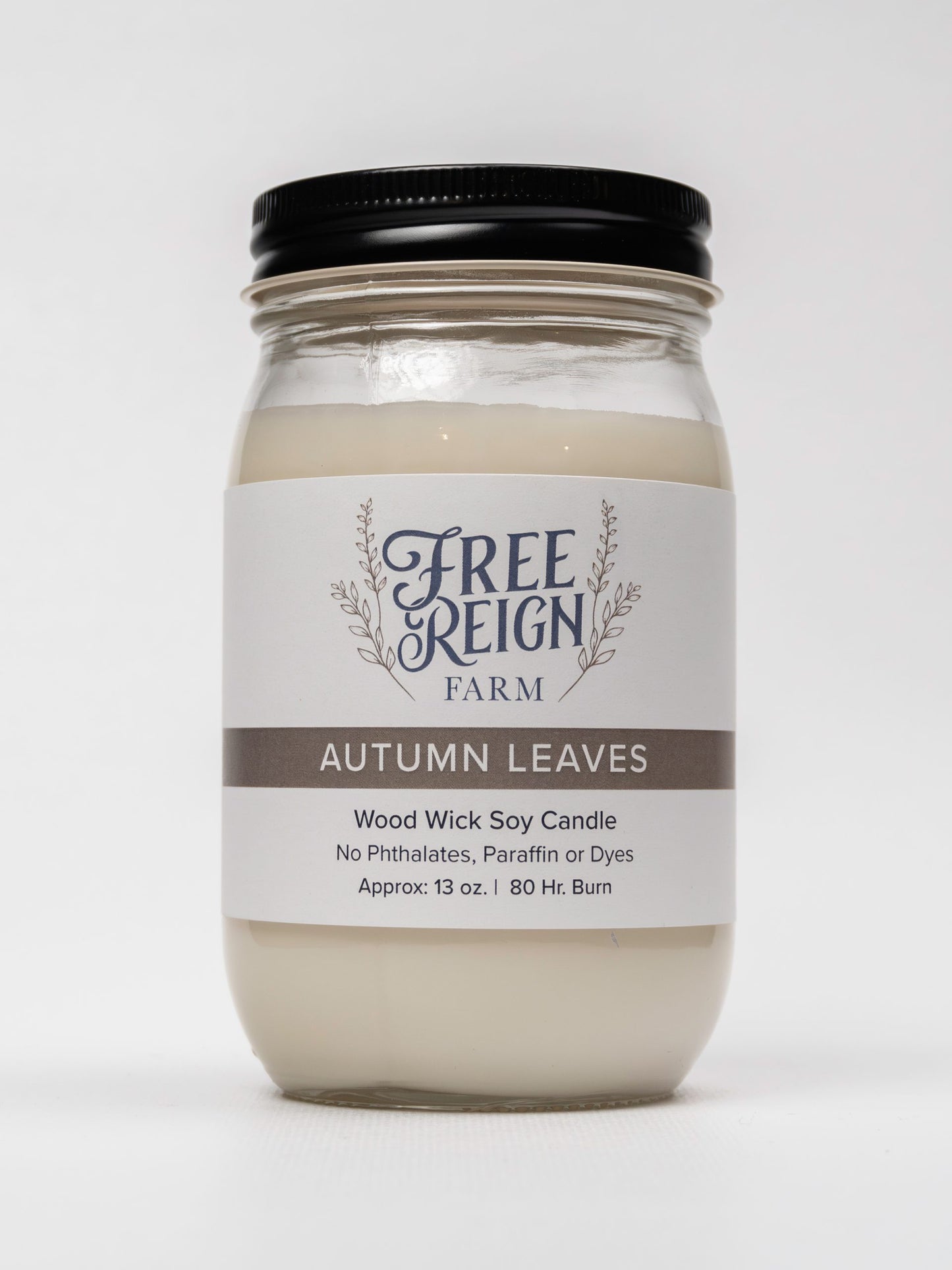 Autumn Leaves - Spicy Scent With Moderate Cinnamon Notes | Wood Wick Candle