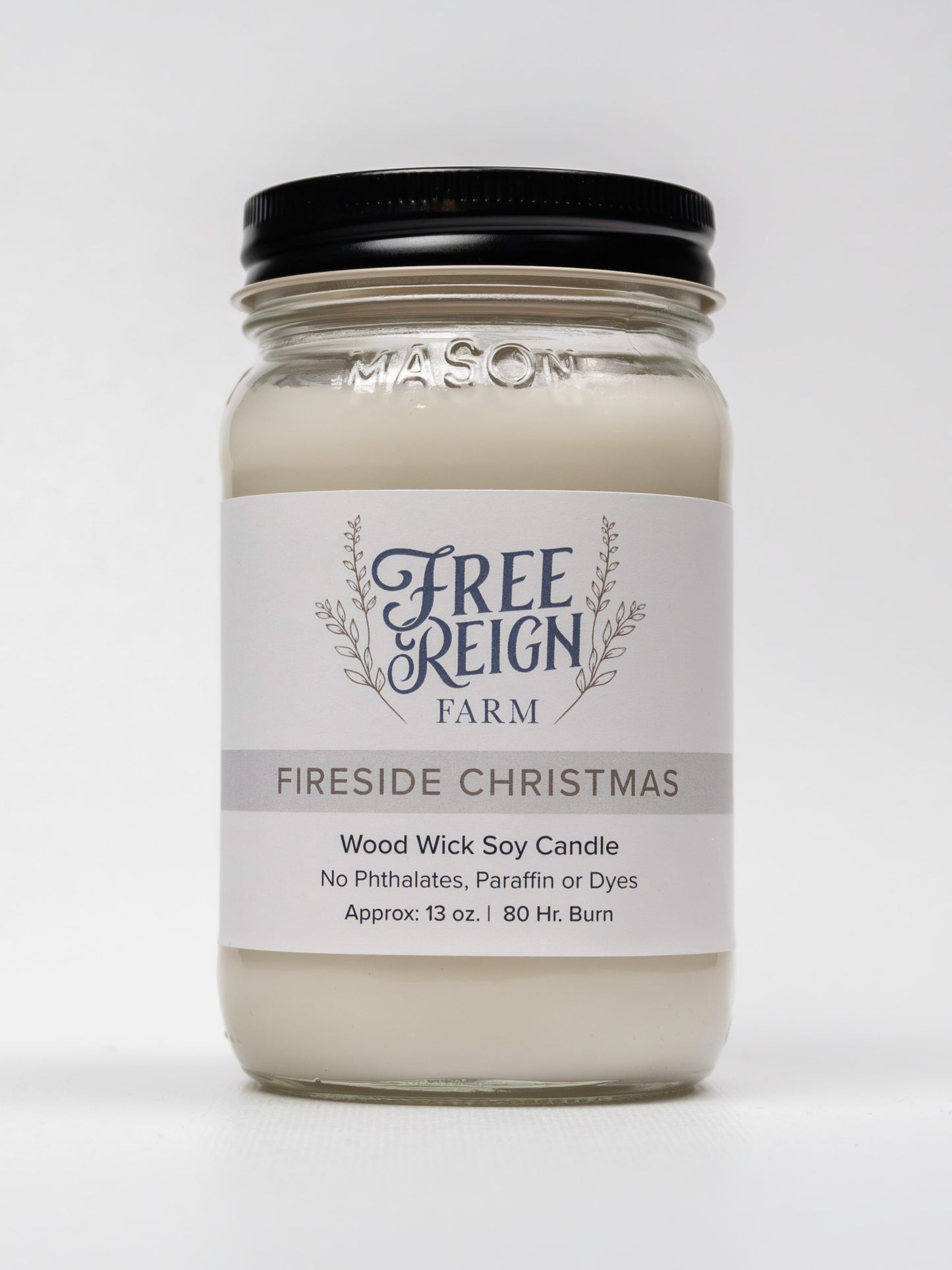 Fireside Christmas - Combination Of Orange, Clove, Spices, And Evergreen | Wood Wick Candle