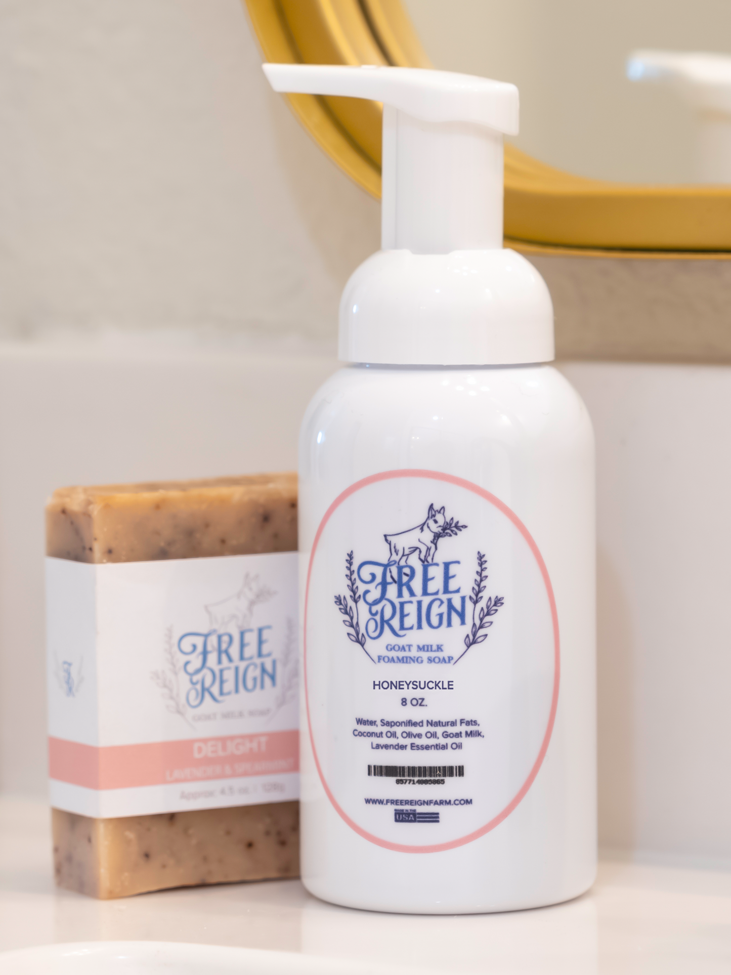 Honeysuckle | Goat Milk Foaming Soap