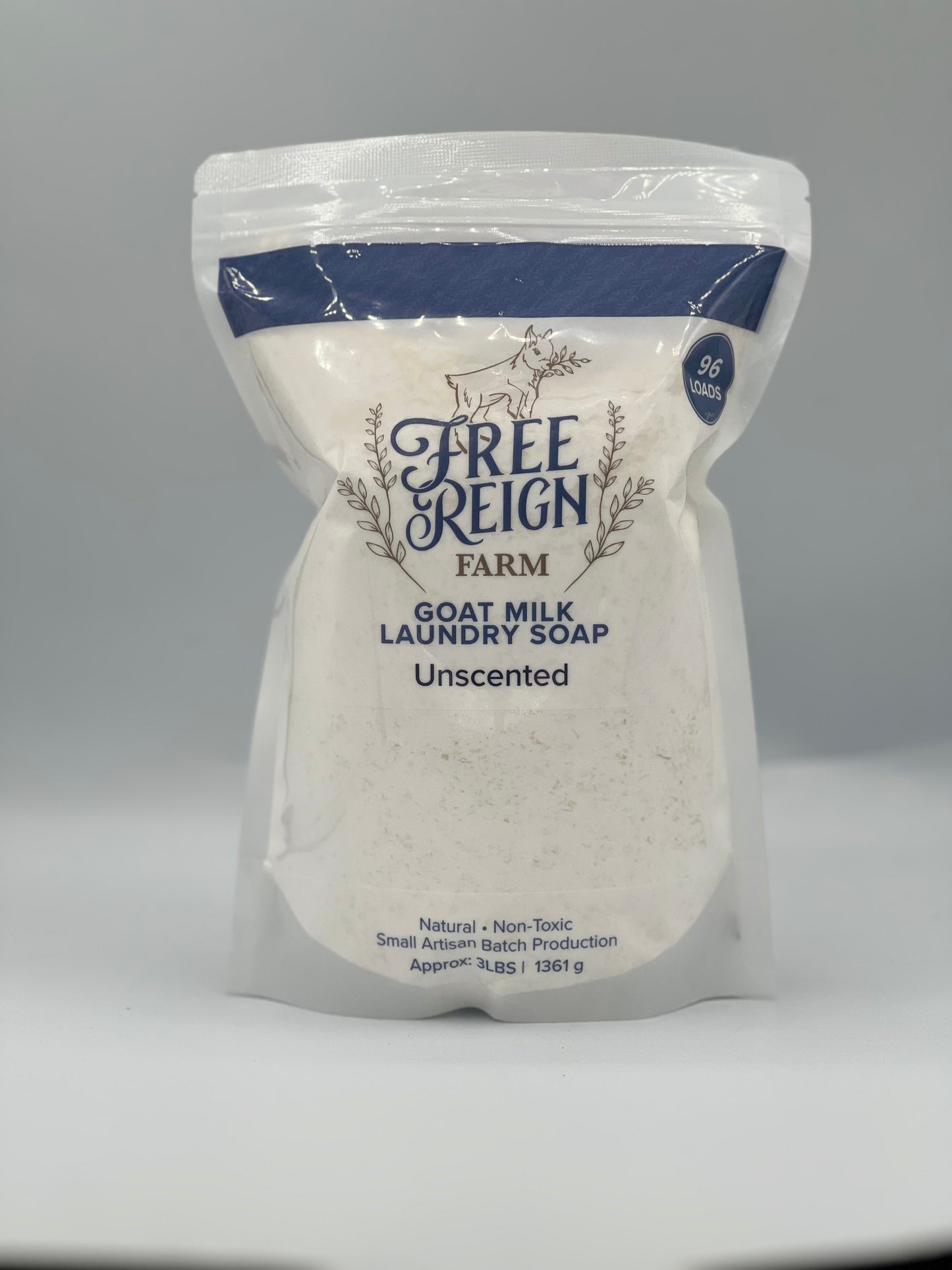 3 lb Goat Milk Laundry Soap - Unscented | Laundry Soap
