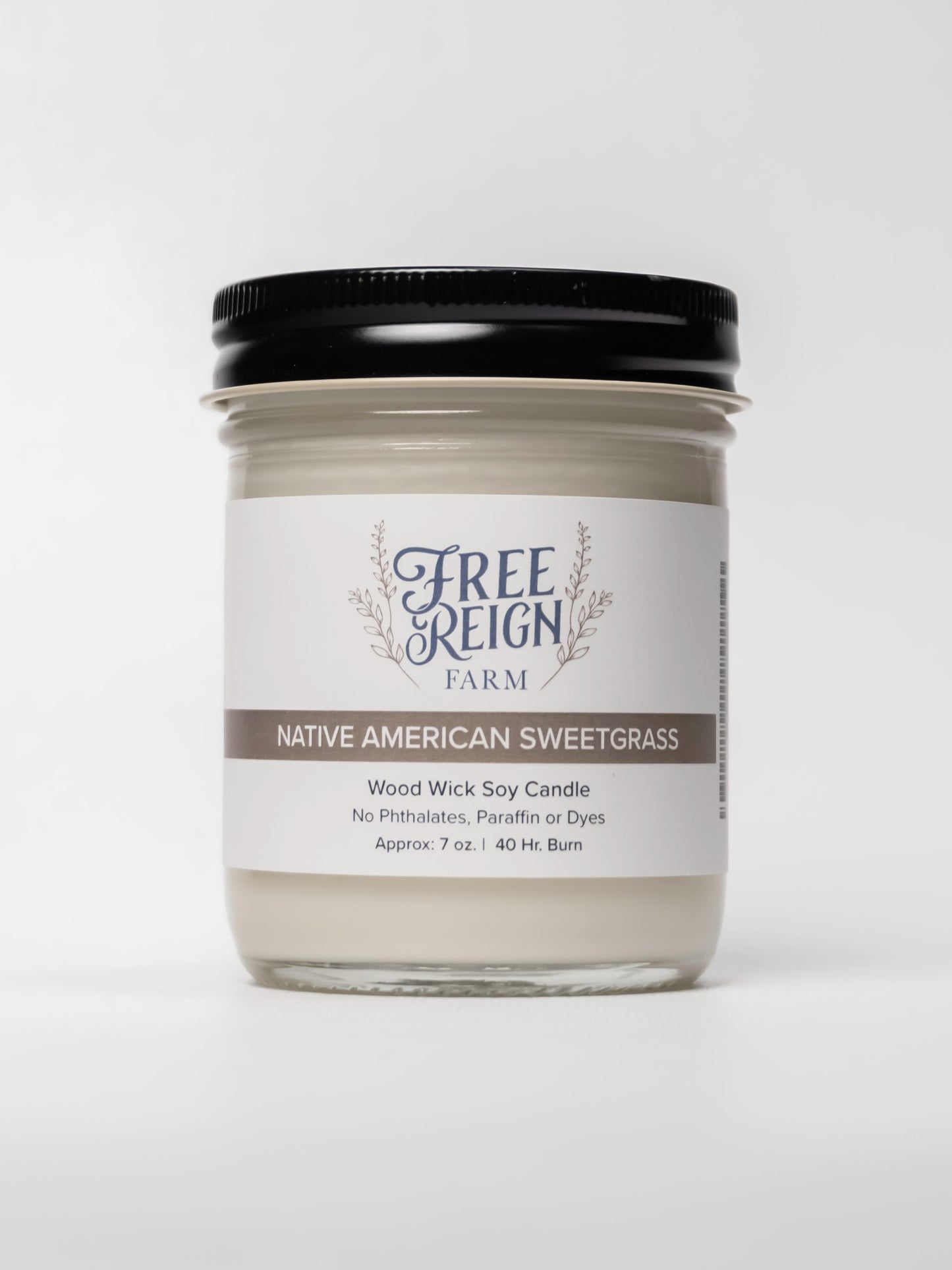 Native American Sweetgrass - Fresh, Crisp, Coastal Grass With Floral Undertones | Wood Wick Candle