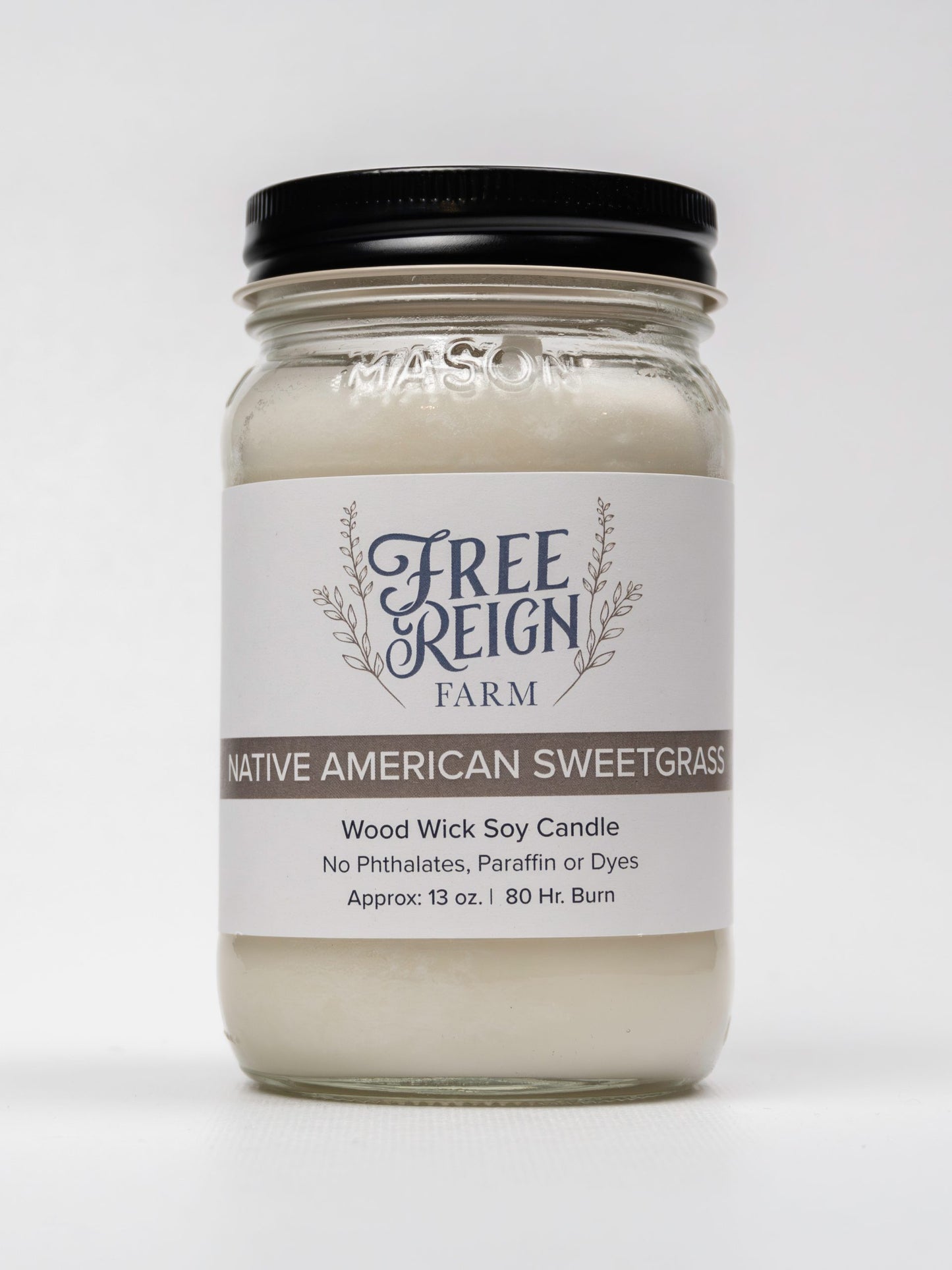 Native American Sweetgrass - Fresh, Crisp, Coastal Grass With Floral Undertones | Wood Wick Candle