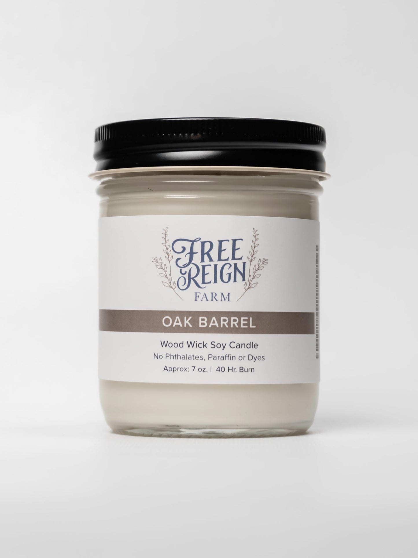 Oak Barrel - Whiskey & Oak, Rustic, Earthy, Grounding, Complex | Wood Wick Candle