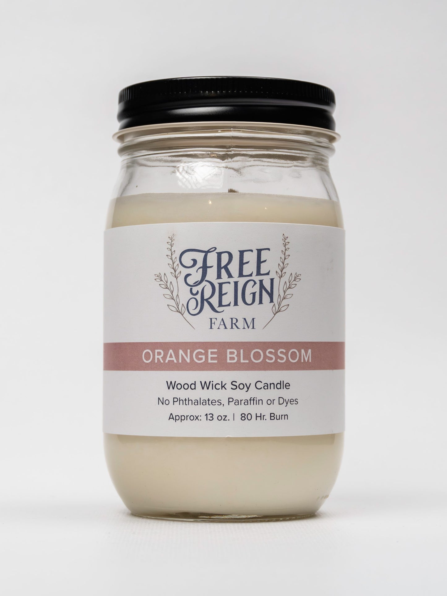 Orange Blossom - Predominant Citrus Scent With Floral Undertones | Wood Wick Candle