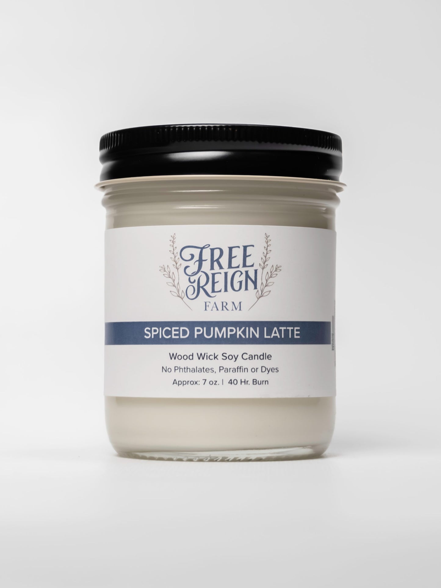 Spiced Pumpkin Latte - Rich Blend Of Coffee, Sugar, Milk, And Vanilla | Wood Wick Candle