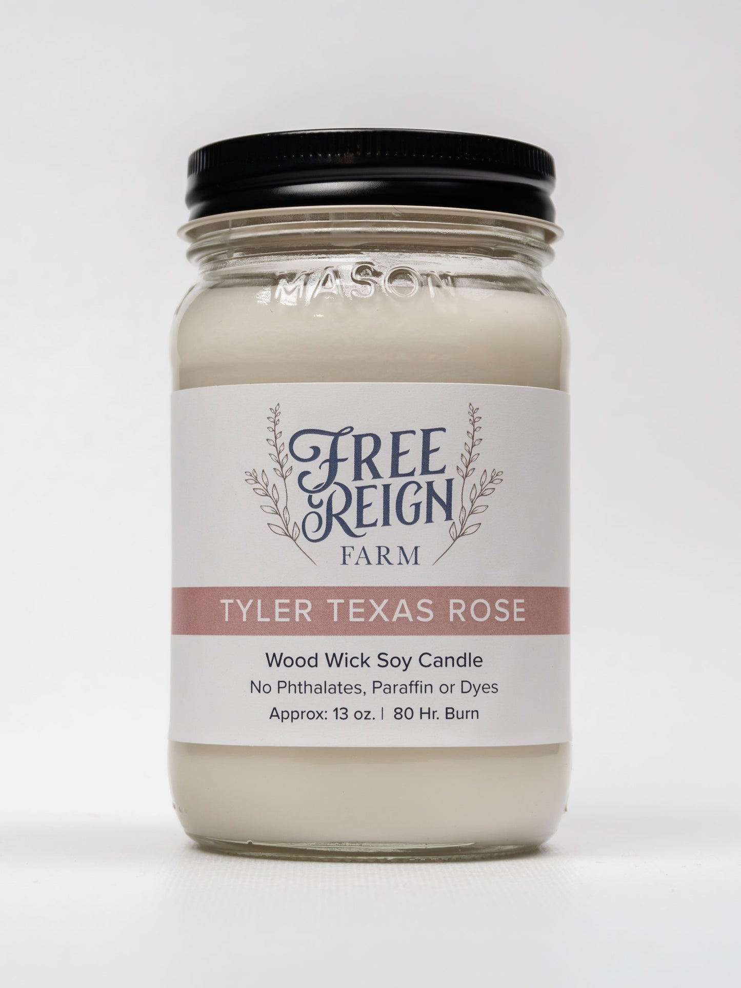 Tyler Texas Rose - Fresh, Floral Rose – Sophisticated, Refreshing | Wood Wick Candle