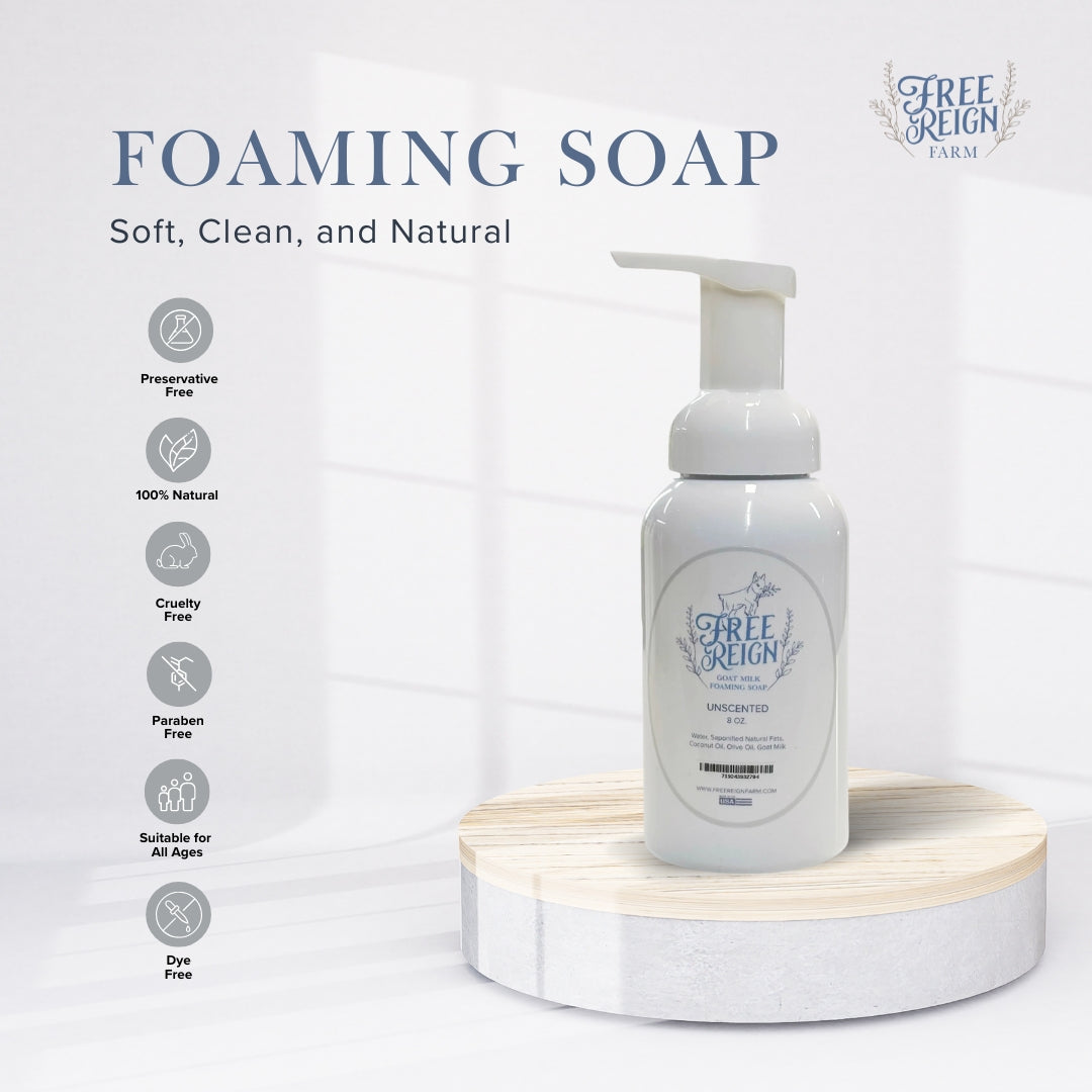 Unscented | Goat Milk Foaming Soap