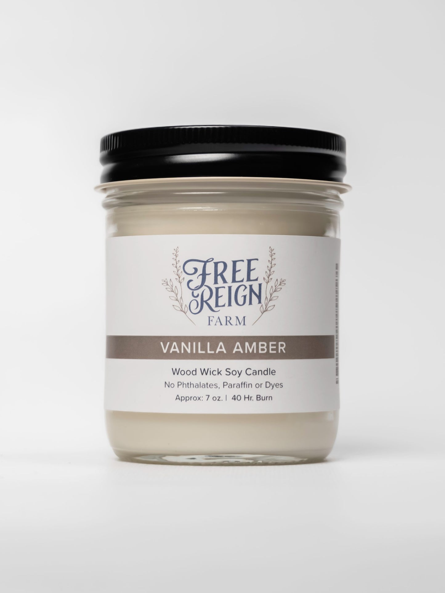 Vanilla Amber - Madagascar Pure Vanilla With A Hint Of Amber | Wood Wick Candle