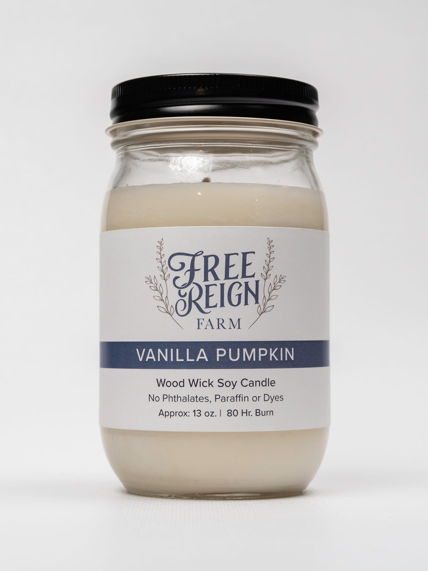 Vanilla Pumpkin - Sweet Vanilla And A Pumpkin Spice Twist | Wood Wick Candle