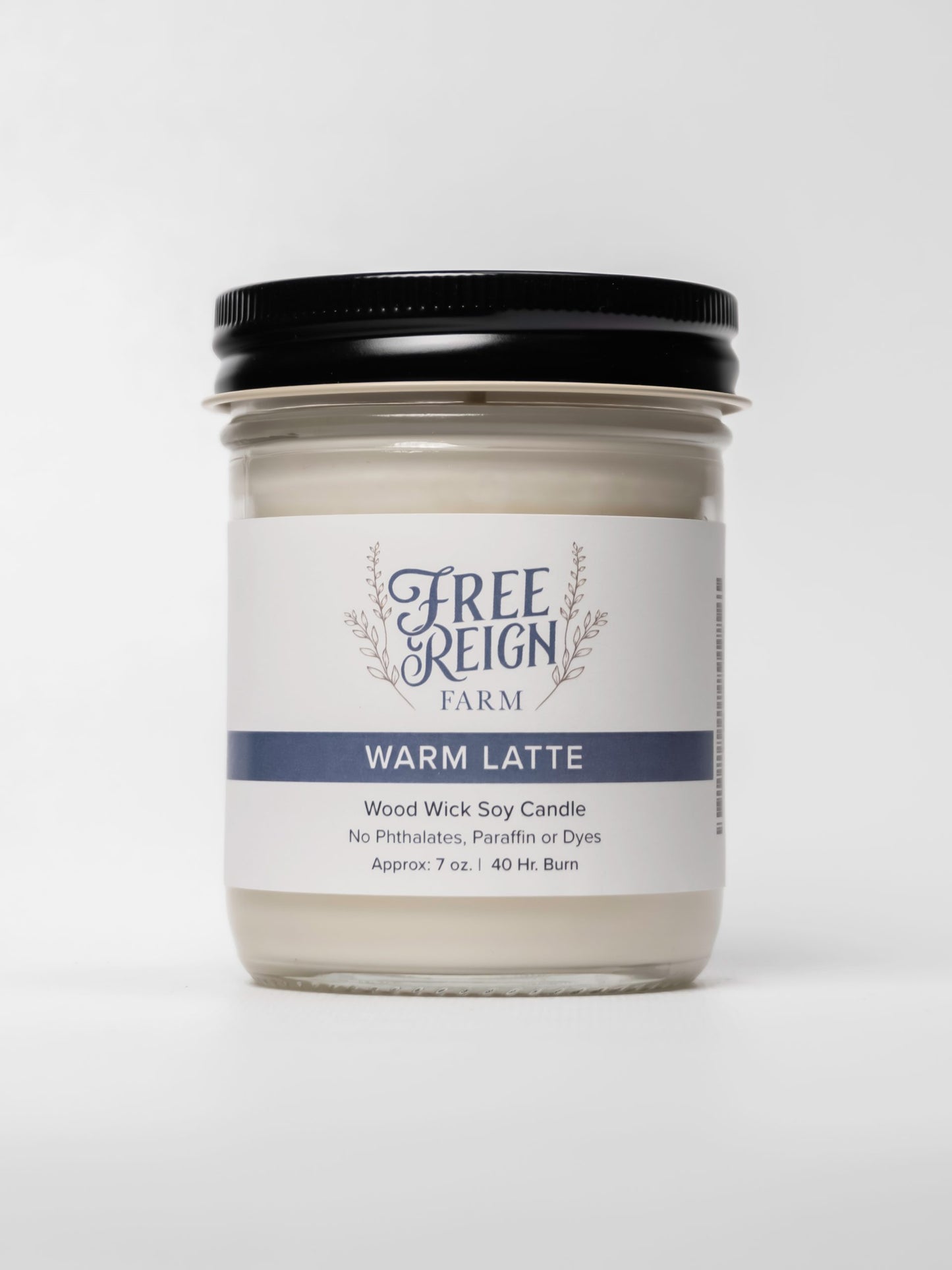 Warm Latte - Coffee, Sugar, Milk, Vanilla, Coziness In A Candle | Wood Wick Candle