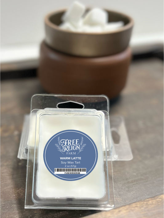 Warm Latte - Coffee, Sugar, Milk, Vanilla, Coziness In A Candle | Wax Melts